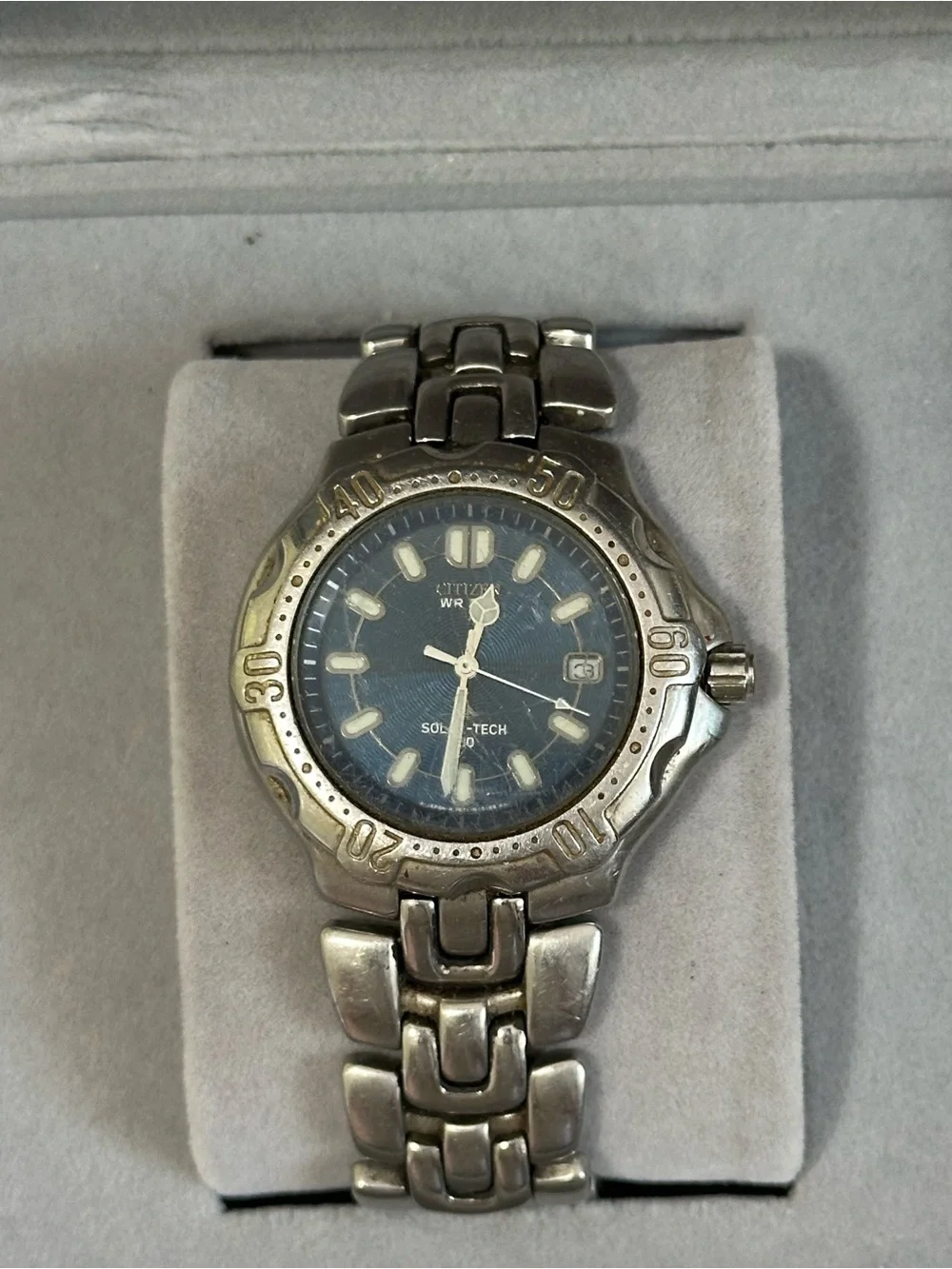 Citizen Titanium Eco Drive WR 200 Solar Tech Watch